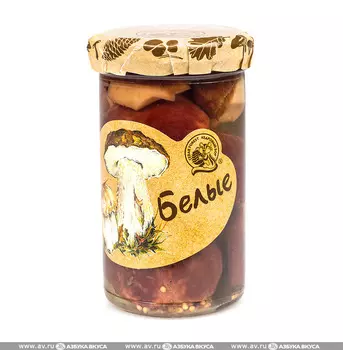 Грибы белые целые маринованные Кедровый бор 277 г Россия