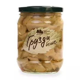 Грузди белые соленый Кедровый бор 500 г Россия