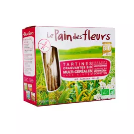 Хлебцы без глютена мультизлаковые, Pain des fleurs, 150 г, Франция