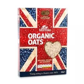 Хлопья Mornflake овсяные Органик, 750 г, коробка Великобритания