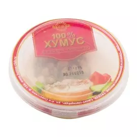 Хумус с жареным зеленым перцем и чесноком "Салаты и Деликатесы" 200 г