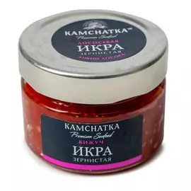 Икра кижуча зернистая соленая KAMCHATKA. Premium seafood 125 г, Россия