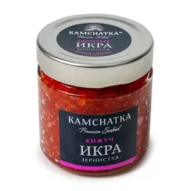 Икра кижуча зернистая соленая KAMCHATKA. Premium seafood 200 г, Россия