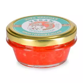 Икра красная из морских водорослей Vegan 100 г, Россия