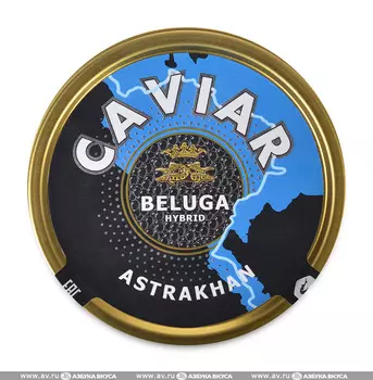 Икра зернистая осетровых рыб (белуга гибрид) 125 г, Россия