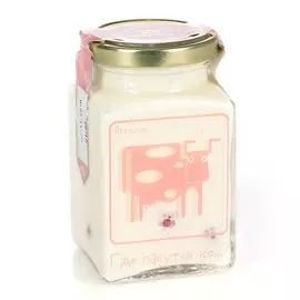 Йогурт Где пасутся ко…? 6% малина 250г стекло Россия, БЗМЖ