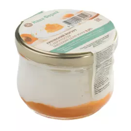 Йогурт «Наша Ферма» греческий 3,2% с абрикосовым джемом, 170 г