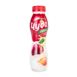 Йогурт питьевой «Чудо» 2,4% вишня-черешня, 270 г