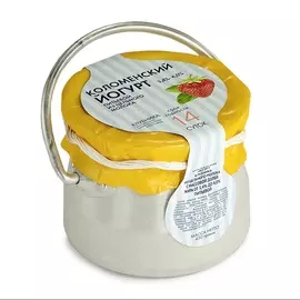 Йогурт питьевой Коломенский 3,4-4,0% клубника 450г Россия