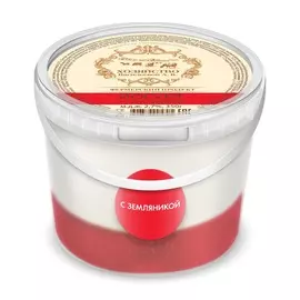 Йогурт с земляникой 2.7% от Анны Васильевой, 350 г, Новгородская область, Россия