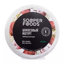 Йогурт термостатный кокосовый, Sooperfoods, 180 г Россия