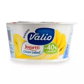 Йогурт Valio 2,9% с бананом 120г Россия, БЗМЖ