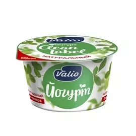 Йогурт Valio 3,4% натуральный 180г Россия, БЗМЖ