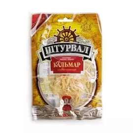 Кальмар Штурвал солено-сушеный 36г пакет Китай