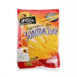 Картофель фри McCain "Золотистый" длинный и тонкий 750 г пакет Польша
