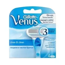 Кассеты сменные Venus, Gillette, 4 шт., Германия