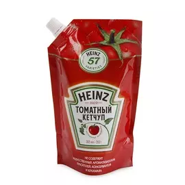 Кетчуп "Heinz" томатный, 350 г, дой-пак, Россия