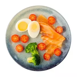 Кето завтрак с лососем и яйцом, «Уже Готово», 170 г, Россия