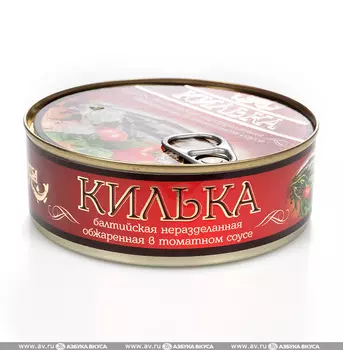 Килька Пролив Балтийская обжаренная в т/с 240г жесть Россия