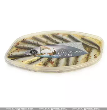 Килька в масле с пряностями, «Серебряная волна», 180 г, Россия