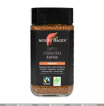 Кофе органический растворимый, Mount Hagen, 100 г, Германия