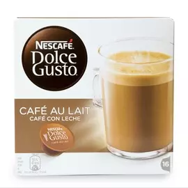 Кофе в капсулах NESCAFE DOLCE GUSTO Cafe Au Lait большая чашка кофе с молоком 160г к/к Великобритания