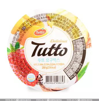 Коктейль фруктовый в кокосовом молоке, Tutto, 250 мл
