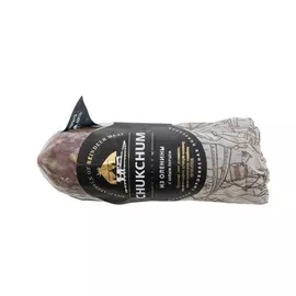 Колбаса сыровяленая полусухая из оленины с белым перцем "Чукчум" 180 г, Россия