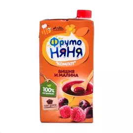 Компот из вишни и малины с 3 лет ФрутоНяня, 500 мл Россия