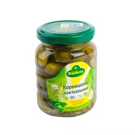 Корнишоны Kuhne коктейльные консервированные, 180 г Германия