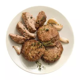 Котлеты домашние из телятины и свинины жареные 140 г Уже Готово 2 шт в наборе Россия