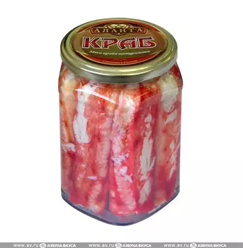 Краб в солевой заливке "Экстра Аланта" 700 г, Россия