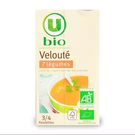 Крем-суп Sistem U 7 овощей БИО, 1 л тетрапак Франция