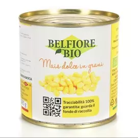 Кукуруза сладкая консервированная, BELFIORE BIO, 340 г Италия