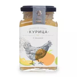 Курица Медовый Дом Ферма с тыквой 250г стекло Россия