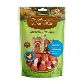 Лакомство для собак Деревенские лакомства Косточки утиные для мини-пород