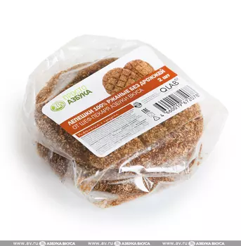 Лепешки 100% ржаные без дрожжей от шеф-пекаря АВ, 2 шт., 100 г, Россия