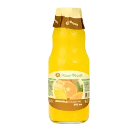 Лимонад негазированный апельсиновый, «Наша Ферма», 0.5 л, Москва
