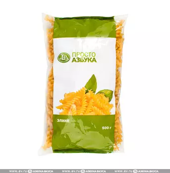 Макаронные изделия элике, «Просто Азбука», 500 г, Италия