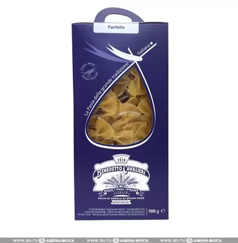 Макаронные изделия «Фарфалли», Benedetto Cavalieri, 500 г, Италия