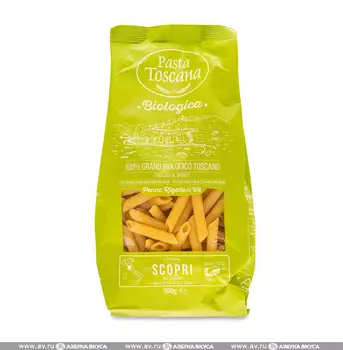 Макаронные изделия Pasta Toscana БИО Пенне ригате Pastificio Fabianelli S.p.a 500 г Италия