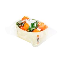 Мандарины с листом, 700 г (в бересте)