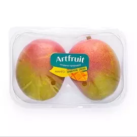 Манго спелое сорт Кент 2 шт в упаковке Artfruit