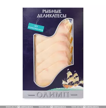 Масляная Олимп холодного копчения ломтики 200г Россия