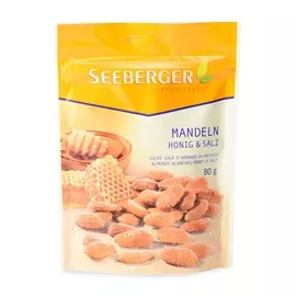 Миндаль Seeberger обжаренный с мёдом и солью 80 г Германия