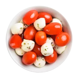 Моцарелла и черри в оливковом масле с прованскими травами, «Уже Готово», 180 г, Россия