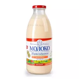 Молоко стерилизованное Первозданное топленое 4,3% 750мл Россия, БЗМЖ
