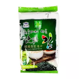 Морская капуста сушеная с васаби, «Саккурам», 4.5 г, Южная Корея