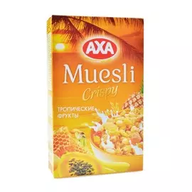 Мюсли AXA медовые с тропическими фруктами 270 г Украина