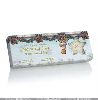 Мыло Saponificio Artigianale Fiorentino Миндаль 3х125 г Италия